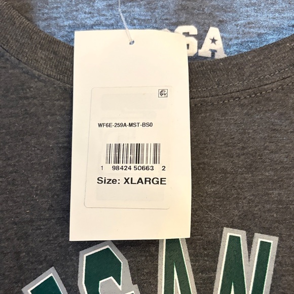Michigan State Spartans Charcoal Tee - Picture 3 of 3